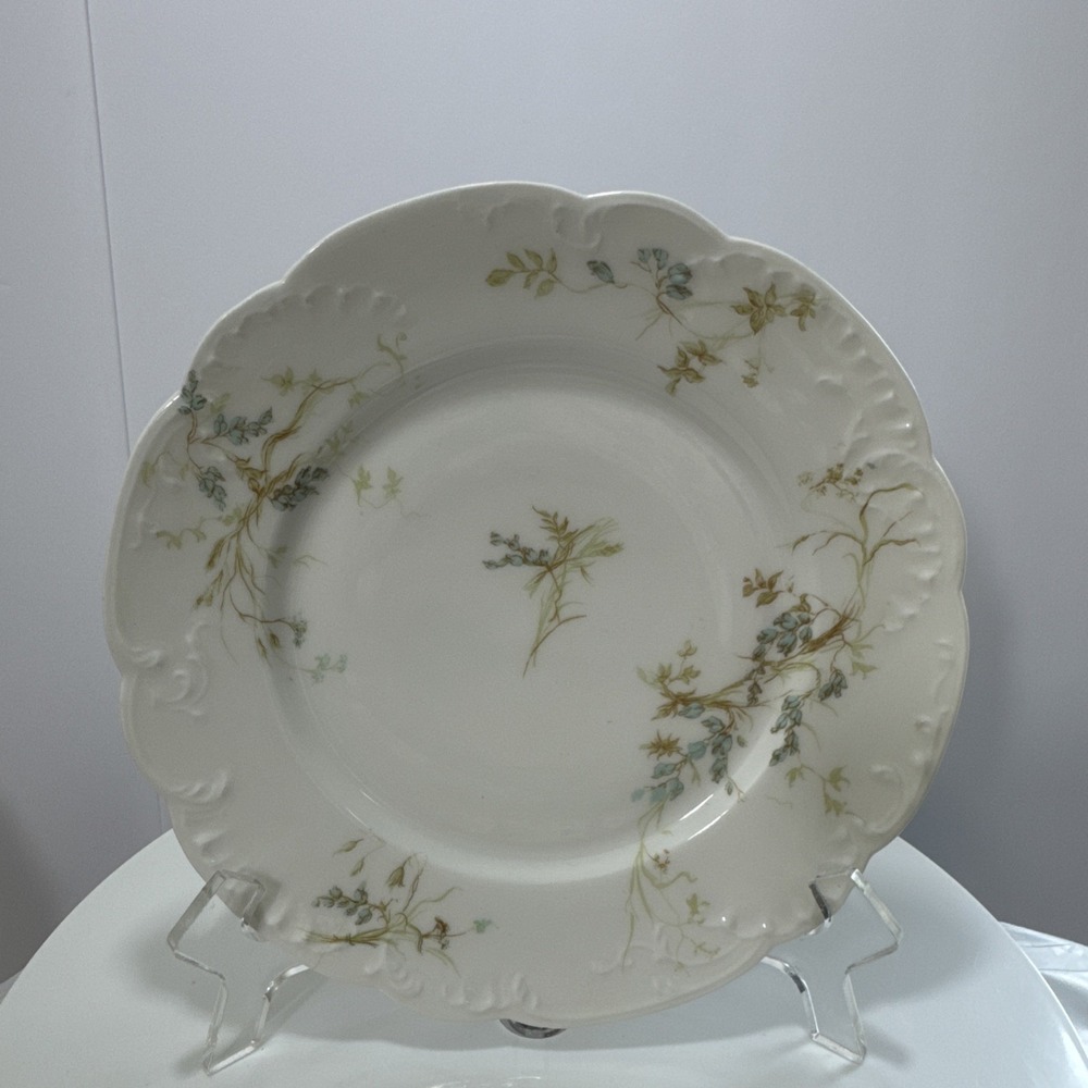 Antique Haviland Limoges France Porcelain 2 Plate Cup Schleiger 472d Blank 9 Set